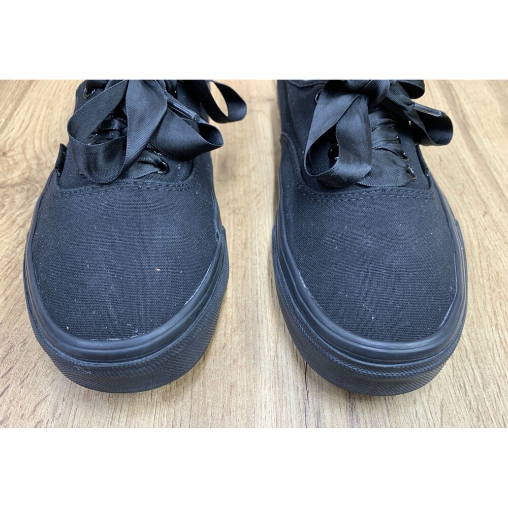 VANS Triple Black Athletic Canvas Skate Sneakers Shoes Size 8 Men / 9.5 Women's - Picture 6 of 13